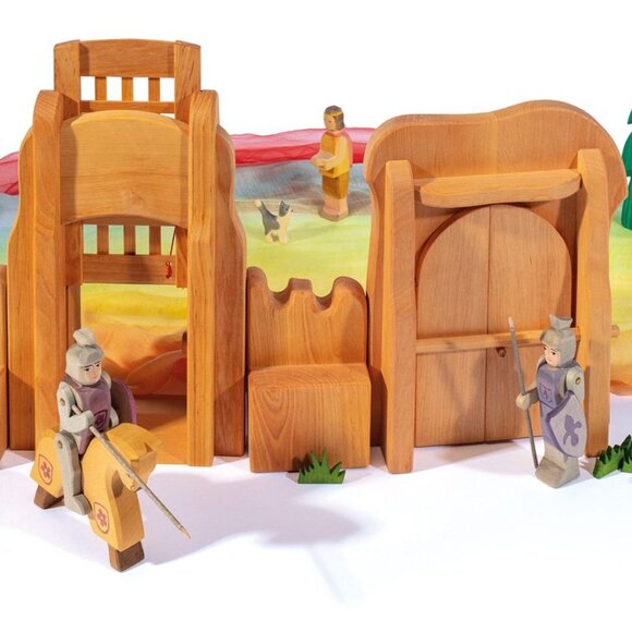 NWT Ostheimer Wooden Toys Castle Gate - Picture 3 of 4